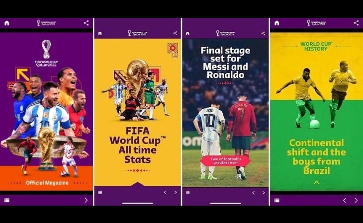 Vale a pena o passeio pelo app "Fifa World Cup 2022 Magazine" (Foto: Reprodução)