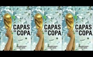 O livro "Capas da Copa" tem tamanho grande, que valoriza as capas de jornais (Foto: Reprodução)