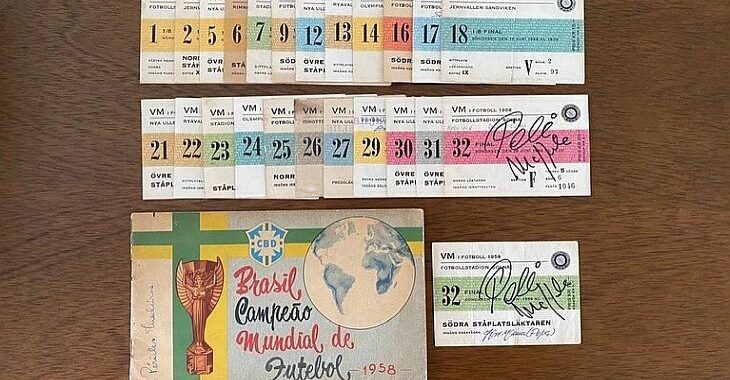 Paraibano tem incrível coleção de ingressos de Copas do Mundo desde 1930