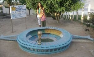 O melhor Mini Maracanã de Edílson ficou de pé entre 2007 e 2010 (Foto: Acervo pessoal)