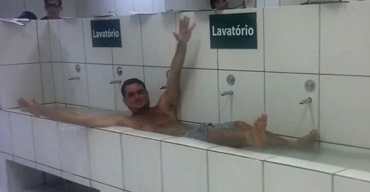 Patrício Tibum: Encontramos o torcedor do Ceará que tomou banho em pia do PV