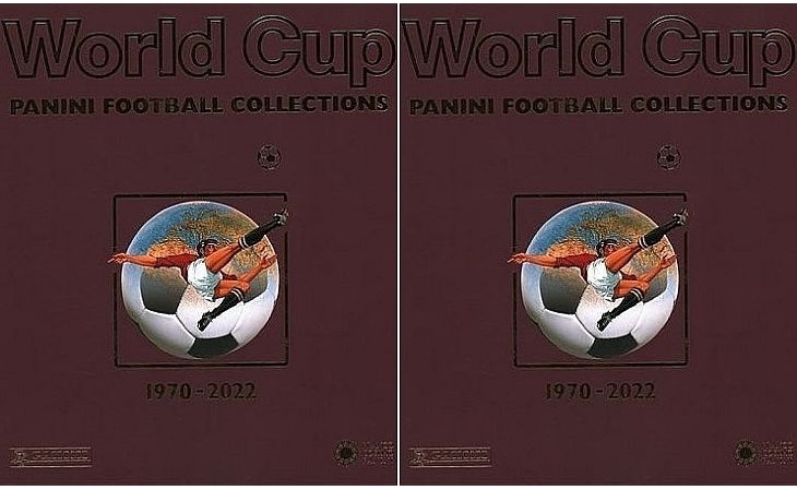 O livro "World Cup Panini Football Collections 1970-2022" conta com 992 páginas (Foto: Reprodução)