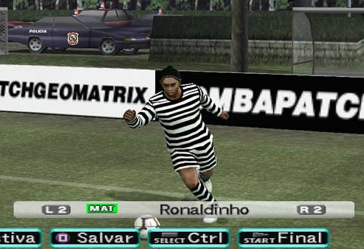 O Bomba Patch ganhou versão inusitada após a prisão de Ronaldinho (Foto: Reprodução)