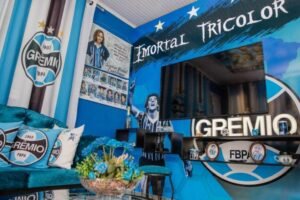 A casa de Mercedes Cerutti tem 100 m2, sendo temática por dentro e por fora (Foto: Acervo pessoal)