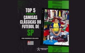 Rodrigo Colucci elegeu seu Top 5 sem nenhuma camisa dos quatro grandes (Arte: Verminosos por Futebol)