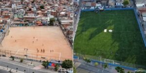 O Campo do Onze, construído em 1950, fica no bairro de Santo Amaro (Foto: Reprodução)