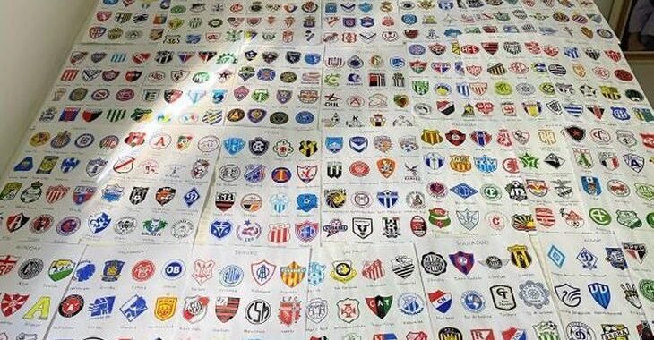 15 escudinhos mais diferentões no acervo do artista que desenha a mão