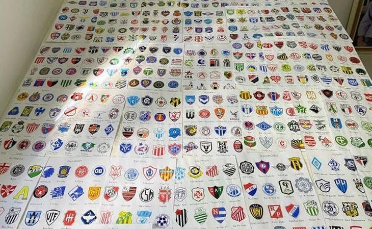 15 escudinhos mais diferentões no acervo do artista que desenha a mão