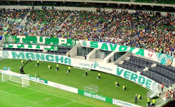O Palmeiras tradicionalmente sempre teve fortes laços com a Itália (Foto: Reprodução)