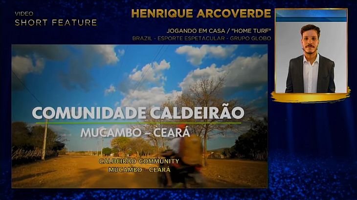 O prêmio da Associação Internacional de Imprensa Esportiva (a AIPS) é o maior do mundo em jornalismo esportivo (Foto: Reprodução)
