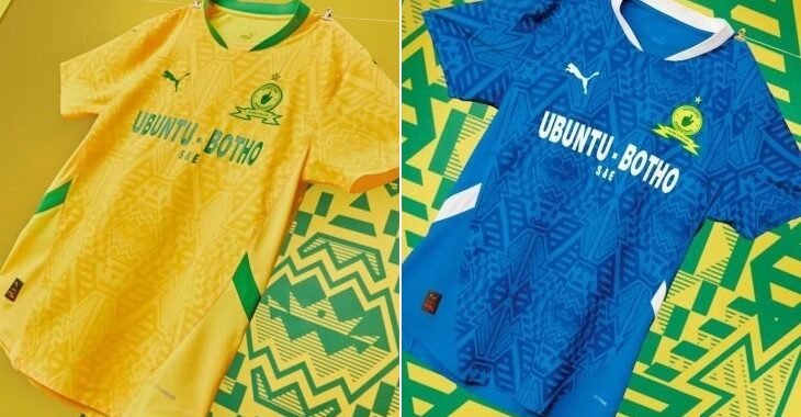 Mamelodi Sundowns adotou uniforme igual ao da seleção brasileira nos anos 80