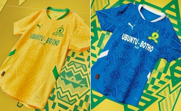 Mamelodi Sundowns adotou uniforme igual ao da seleção brasileira nos anos 80