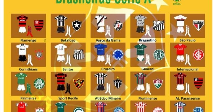 Série A de 1992: Relembre os uniformes dos times do campeonato