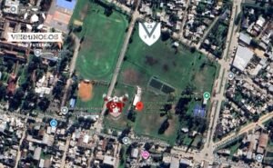 Palometas e Vélez Sarsfield, adversários de Mercedes, província de Buenos Aires (Foto: Google/Verminosos por Futebol)